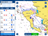 Korfu GesRoute mit Meilen